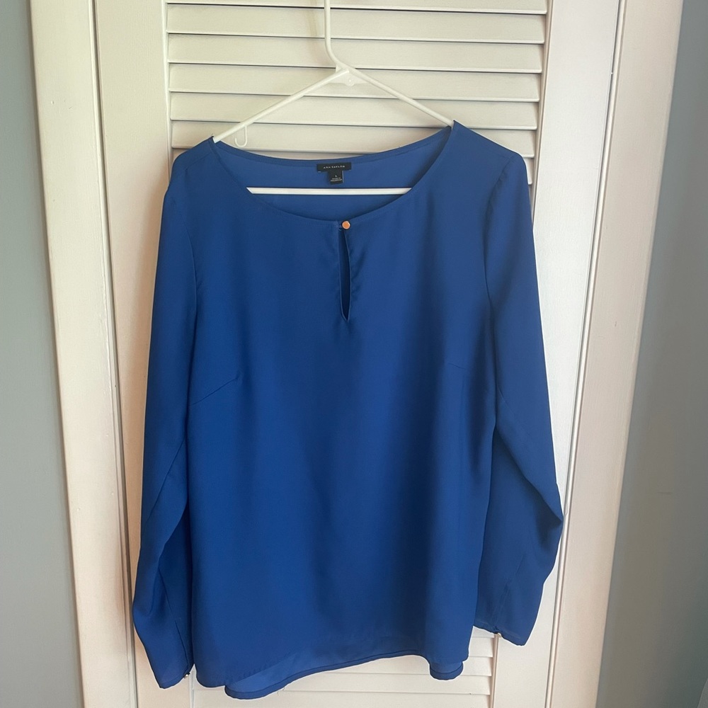 Royal blue Ann Taylor blouse | Size Large